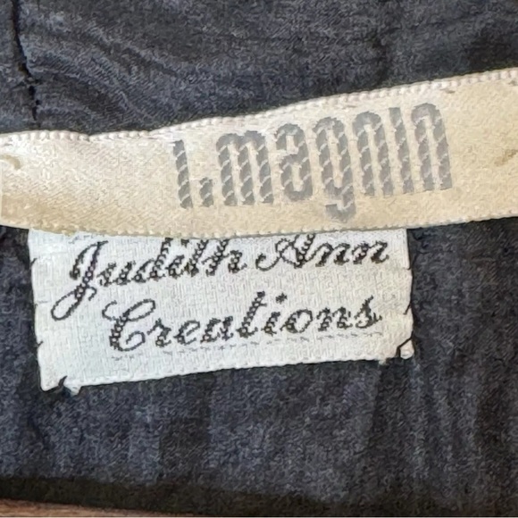 Judith Ann Creations Vintage Beaded Duster Jacket Coat 1980s Silk Designer Art - Picture 5 of 13